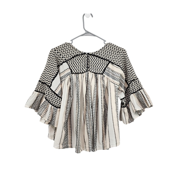 Free People Women's Runnin On A Dream 100% Cotton Embroidered Crop Top - S - Picture 8 of 10